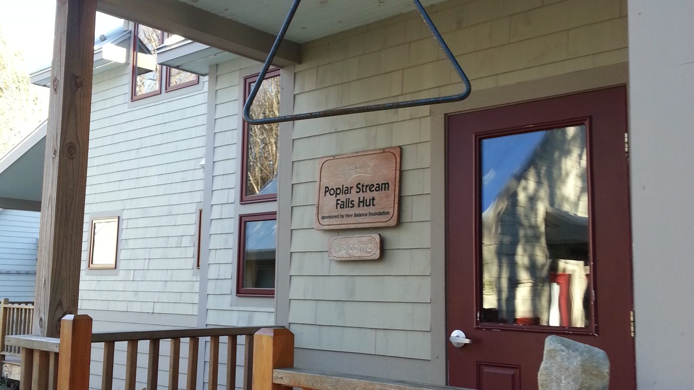 Front door of Poplar Hut