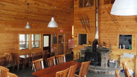 Dining room at Poplar Hut