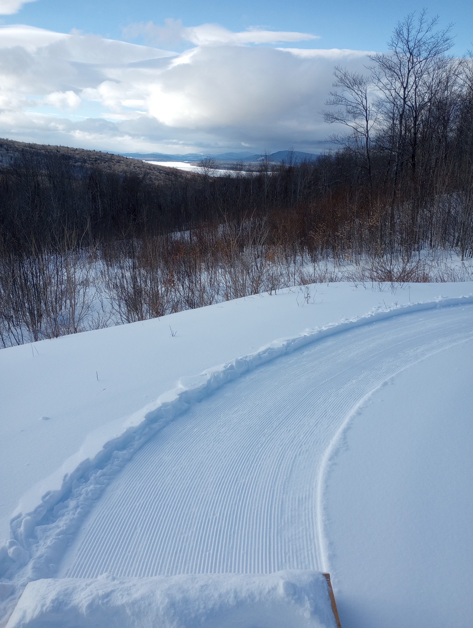 Fresh tracks from the Overlook.