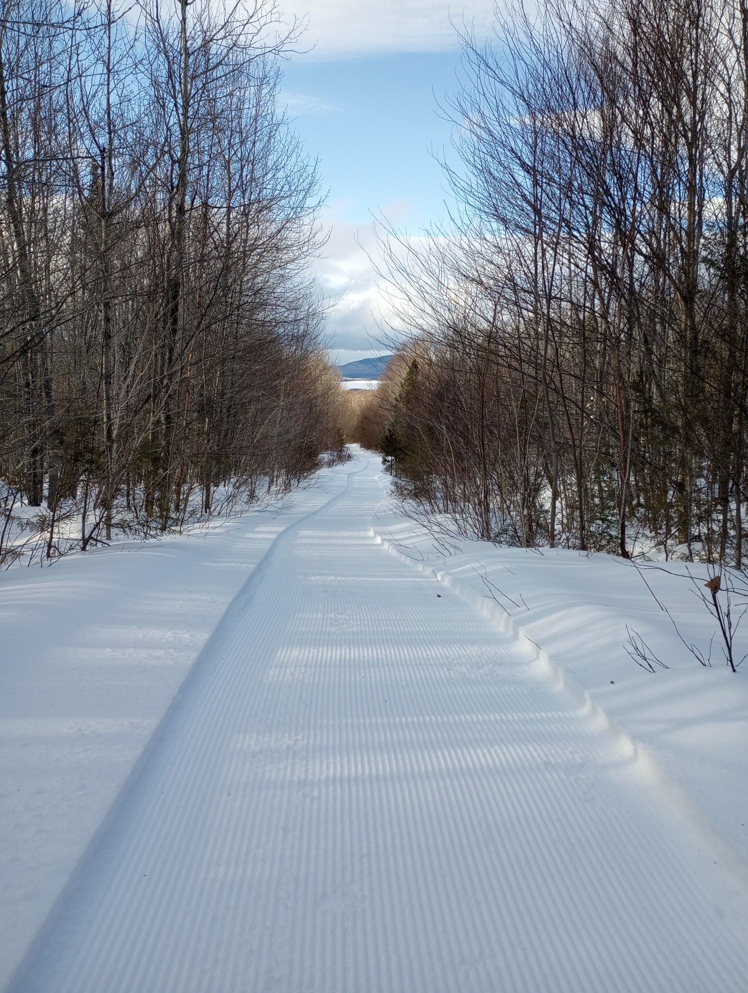 Descent from the Halfway Yurt.