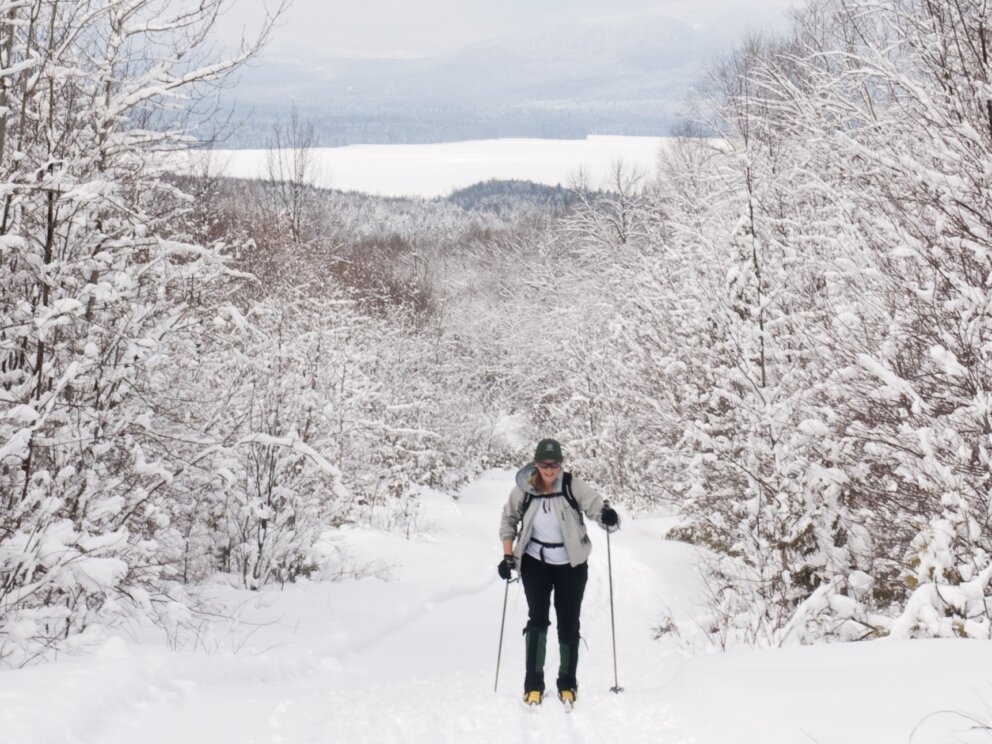Skiing to the Halfway Yurt