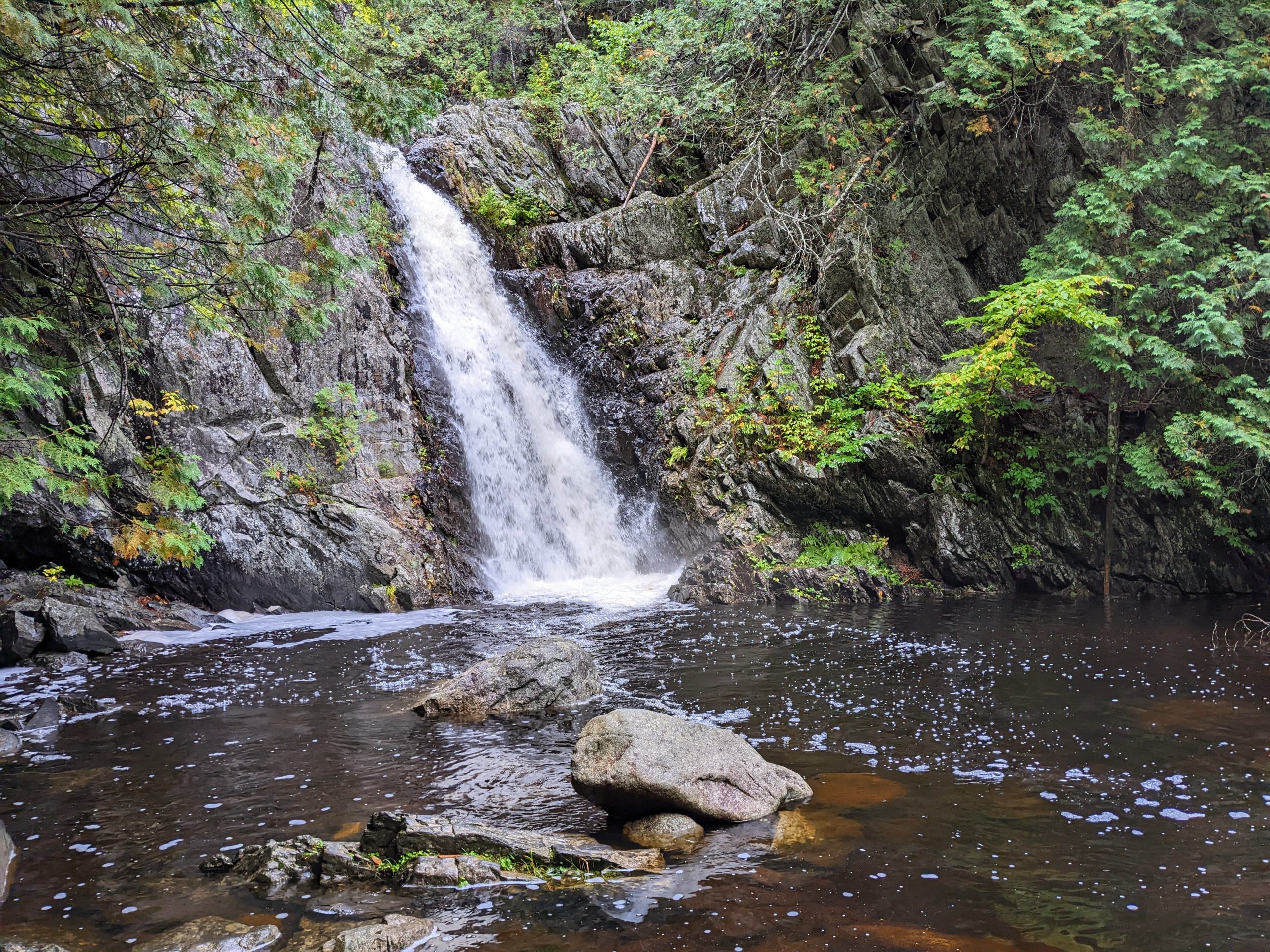 South Brook Falls from Larry's Trail.