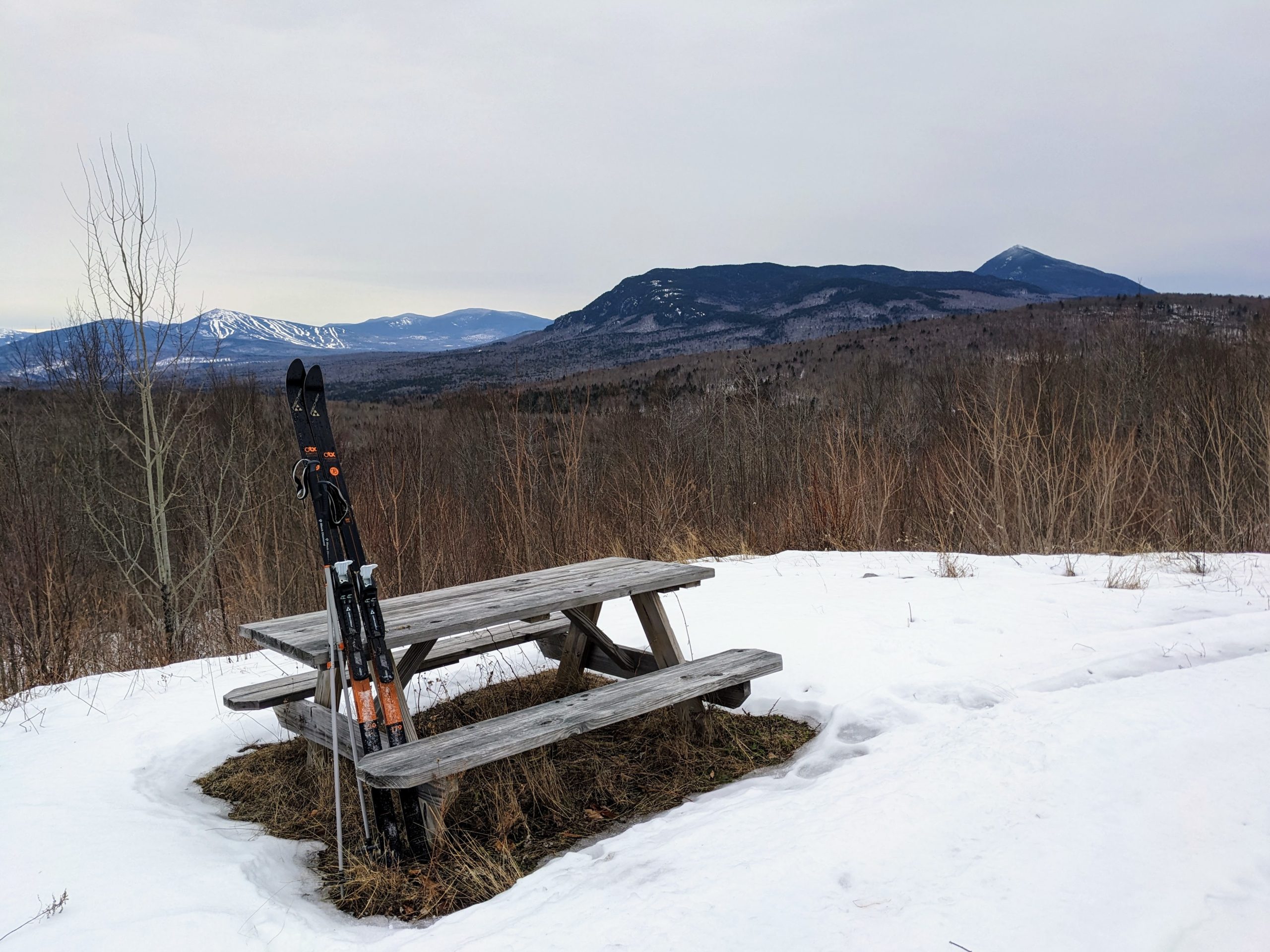 View from the Overlook above the Halfway Yurt.