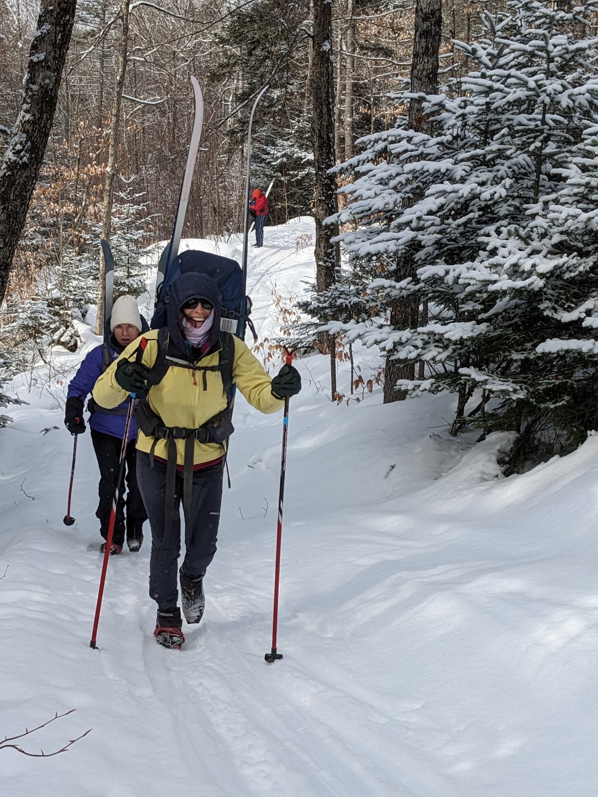 Skiing on Upper Newton's Revenge