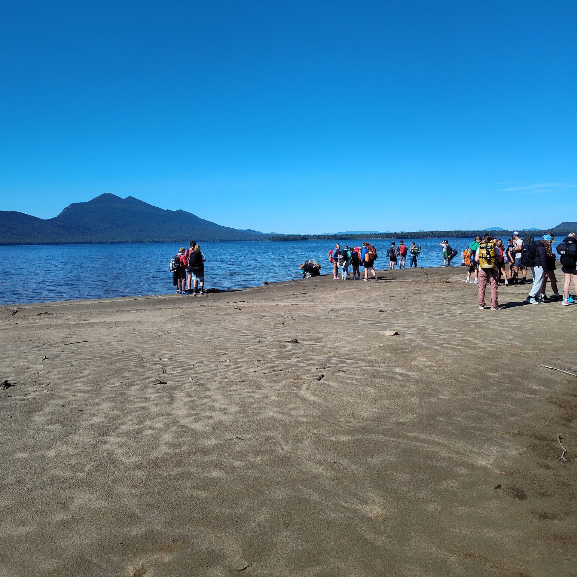 Flagstaff Lake beach