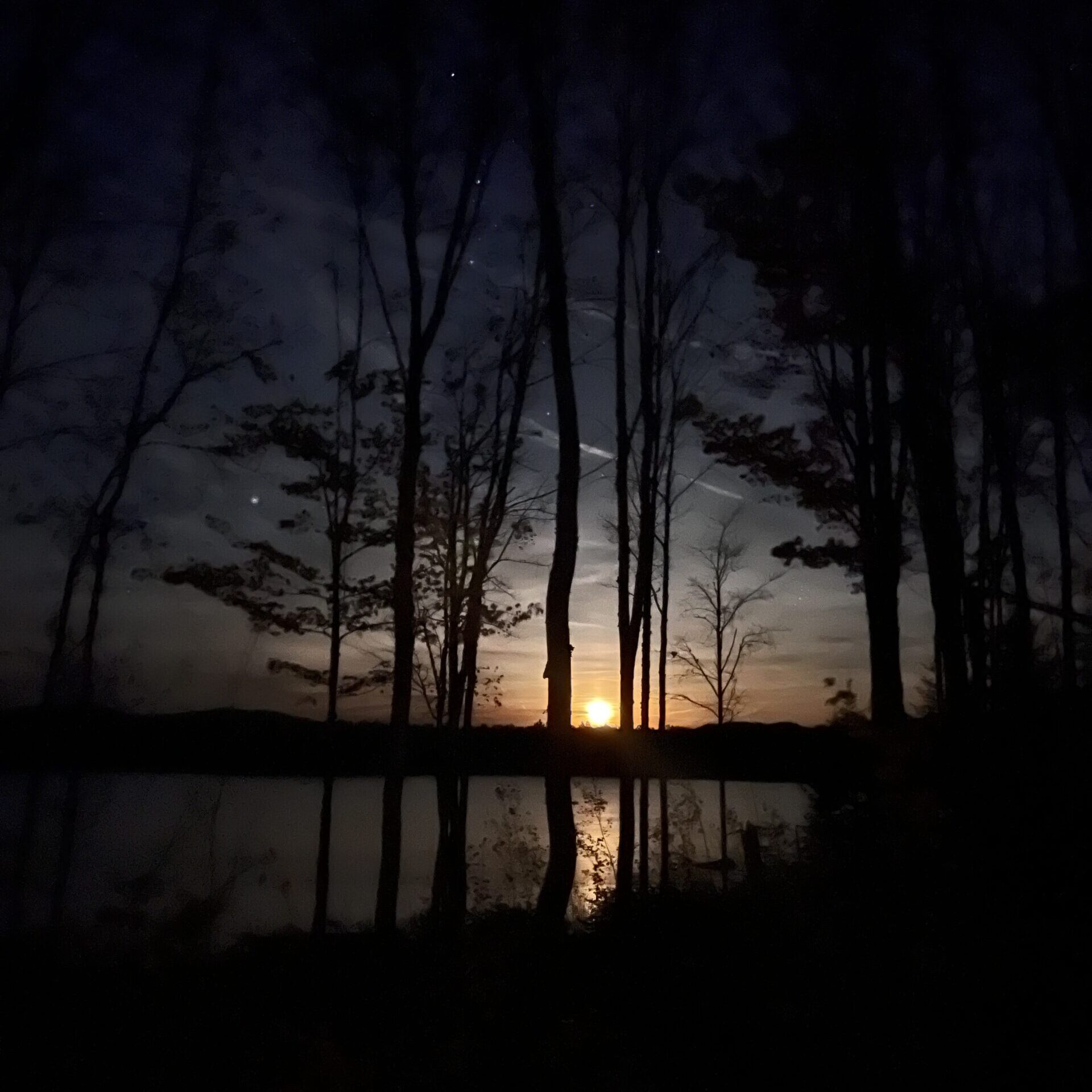moonrise on Flagstaff