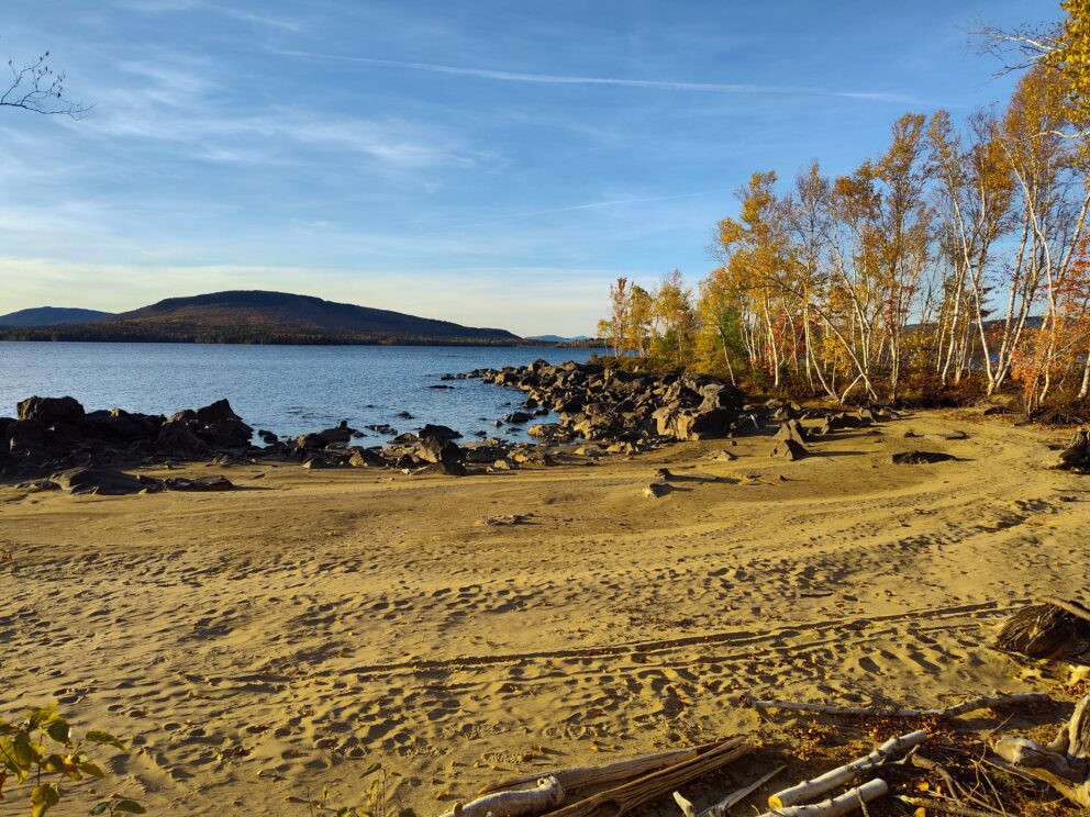 Birch Point in fall