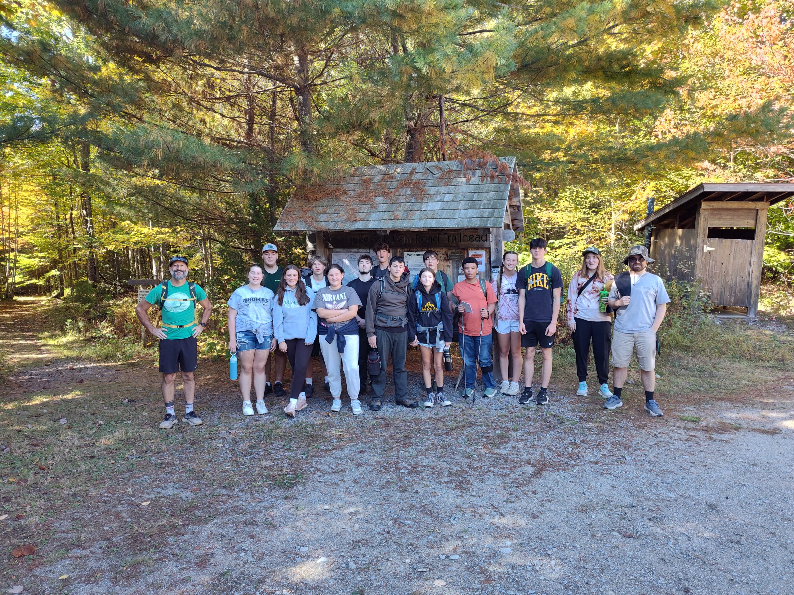 Spruce Mountain High School at the Flagstaff Trailhead