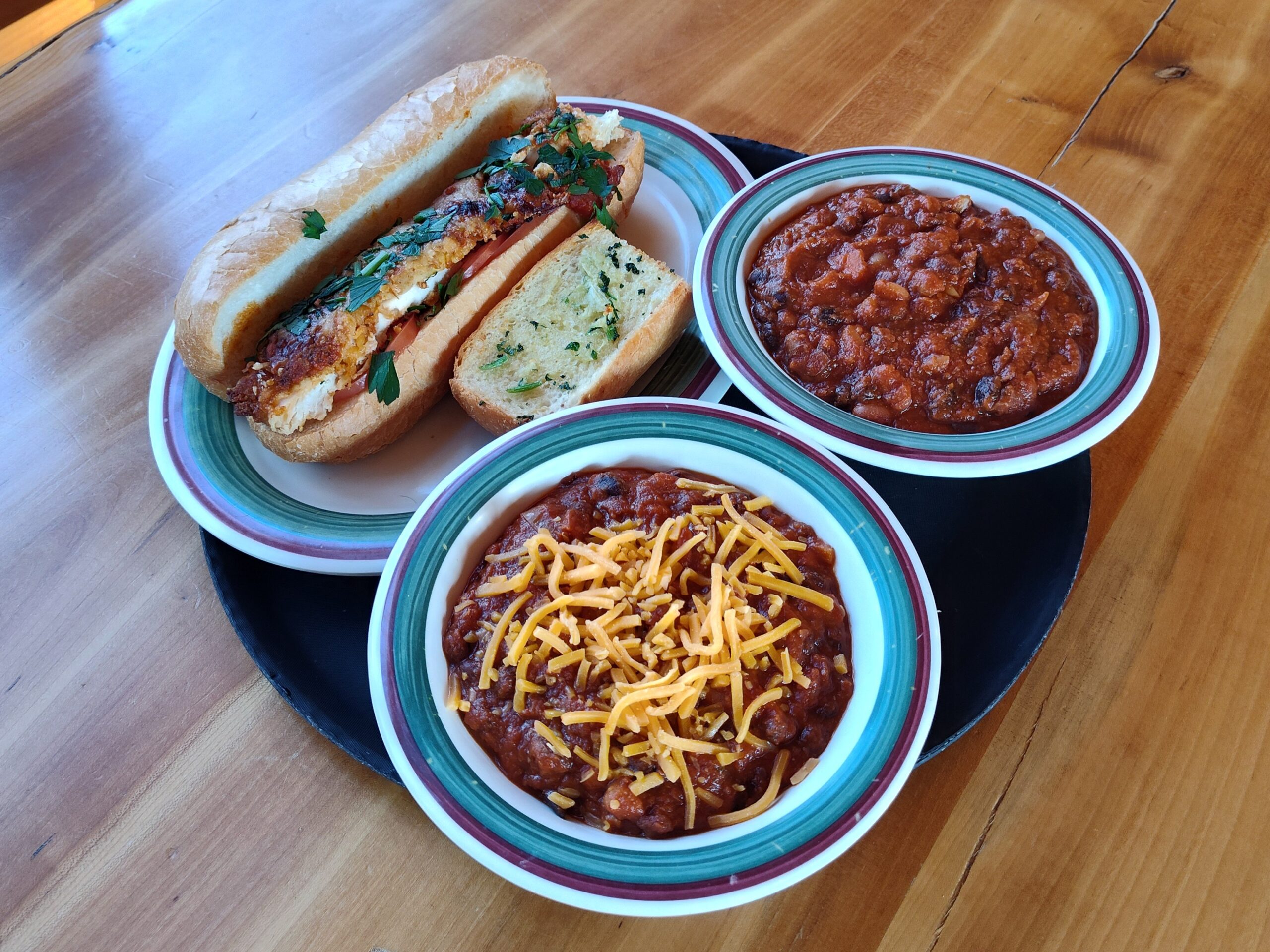 Winter lunch at Stratton Brook Hut