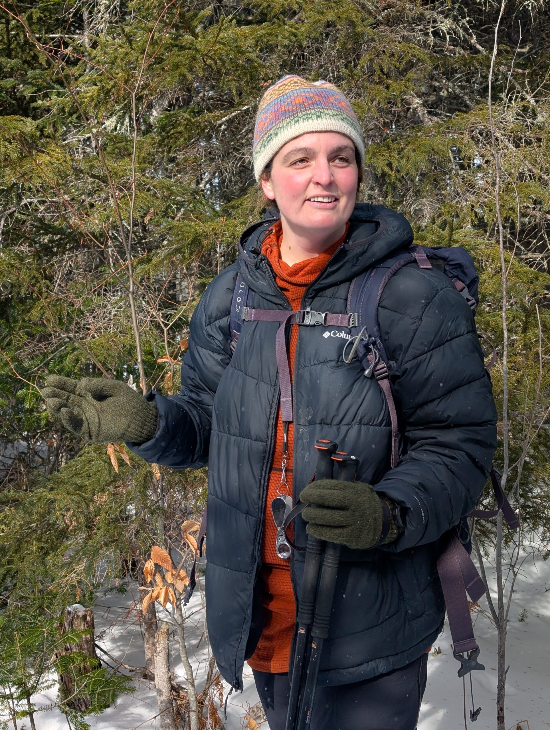 Maine Master Naturalist Erin Cunningham leads a talk