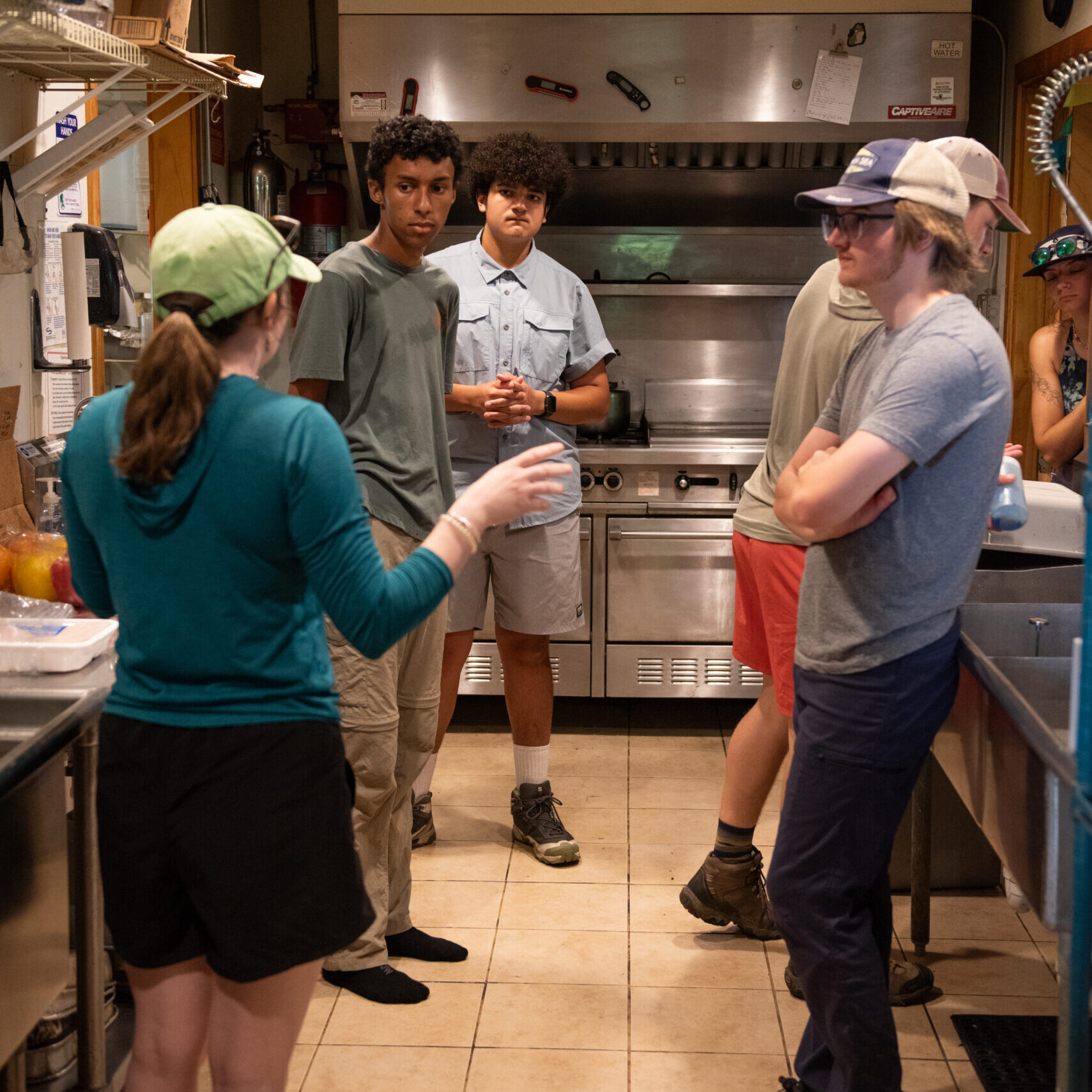 Kitchen training at PSH